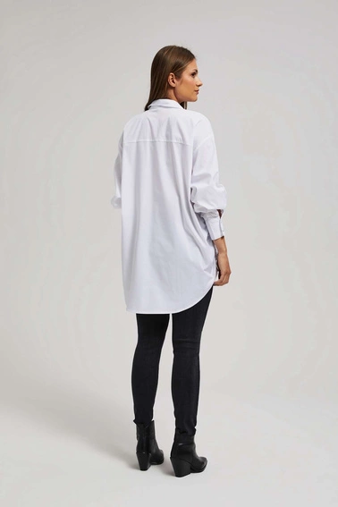 Koszula oversize z ozdobnymi guzikami