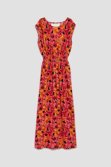 Sukienka maxi z kwiatowym printem