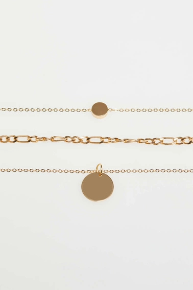 Kaskadowy naszyjnik z zawieszką