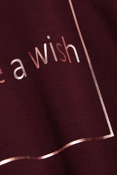 Prosta bluza z nadrukiem