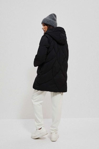 Kurtka z odpinanymi rękawami czarna