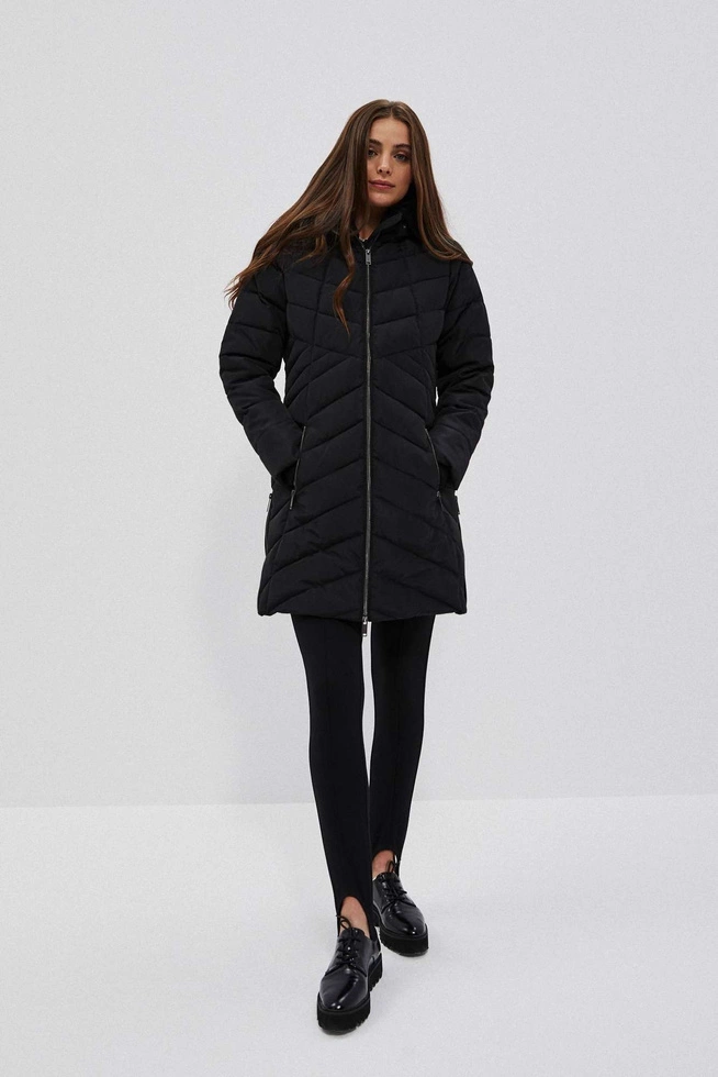 Kurtka z ocieplanym kapturem