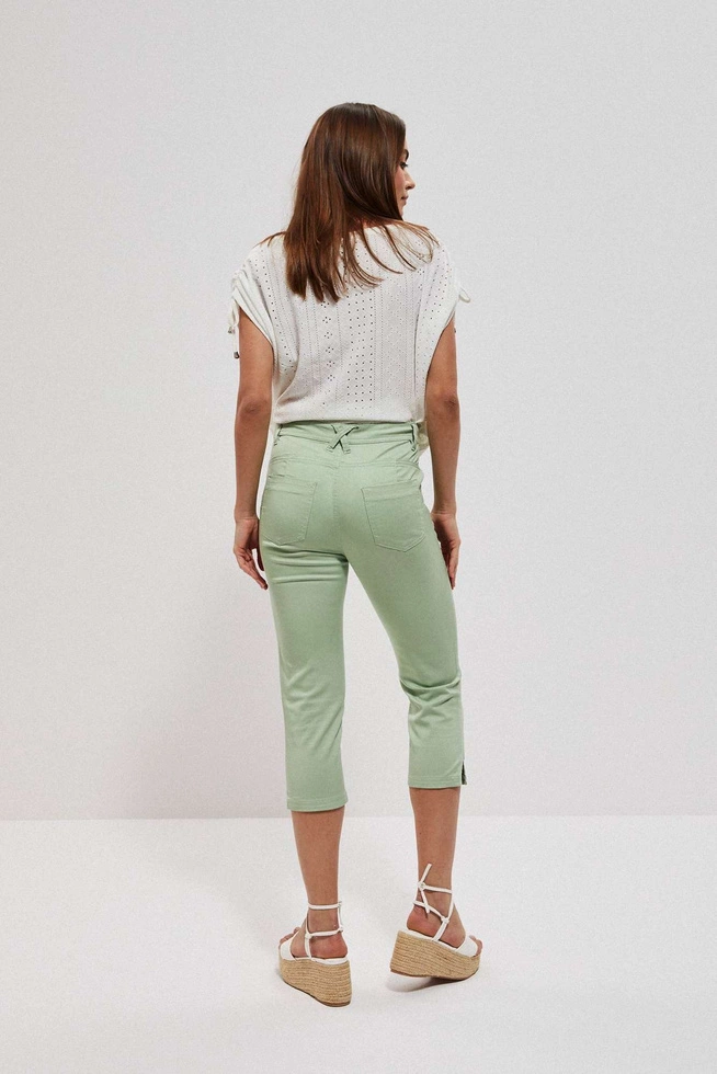 Spodnie rybaczki lyocell patynowe