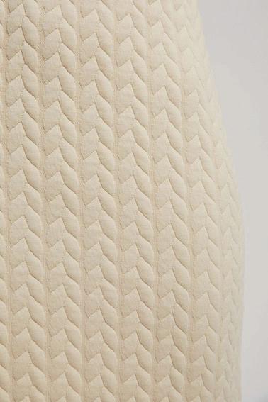 Ołówkowa spódnica piaskowa