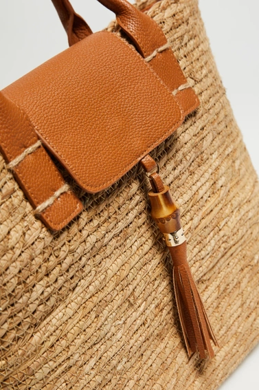 Torba koszyk beżowa