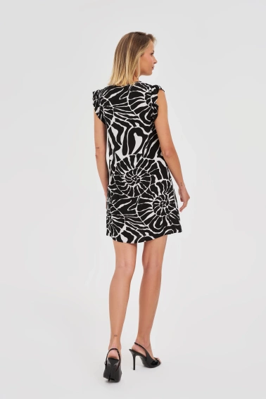 Sukienka z wiskozy czarna