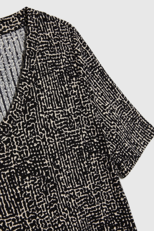 Bluzka z dekoltem w serek