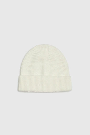 Czapka zimowa wywijana ecru
