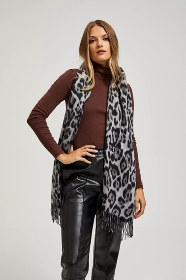 Szalik w panterkę