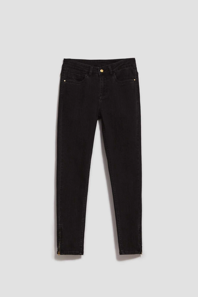 Jeansy skinny czarne