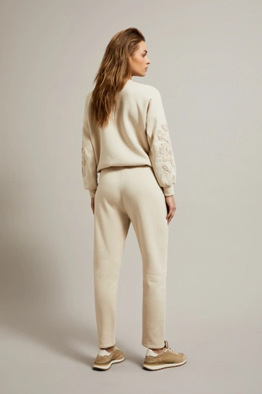 Spodnie dresowe beżowe