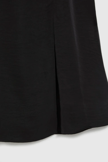 Spódnica midi czarna