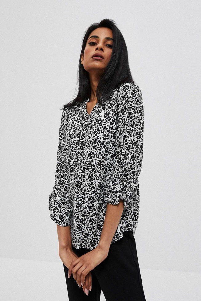 Koszula z kwiatowym nadrukiem