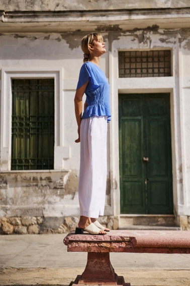 Kuloty z dodatkiem lnu białe