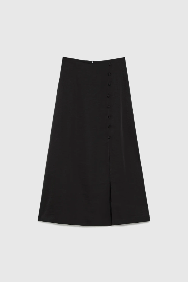 Spódnica midi czarna