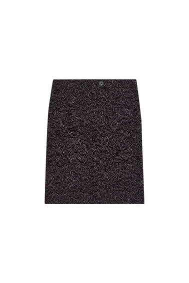 Wzorzysta spódnica czarna