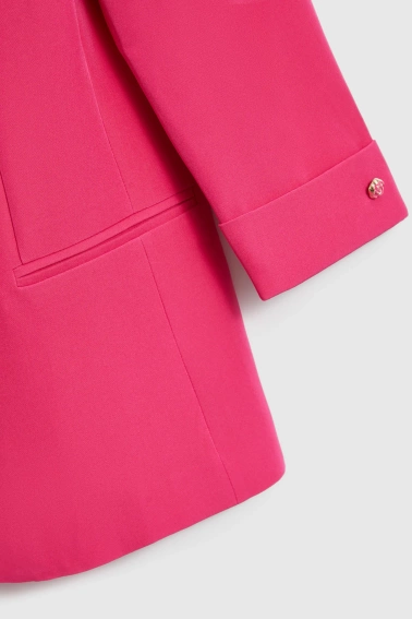 Marynarka z rękawami 3/4 fuksjowa 