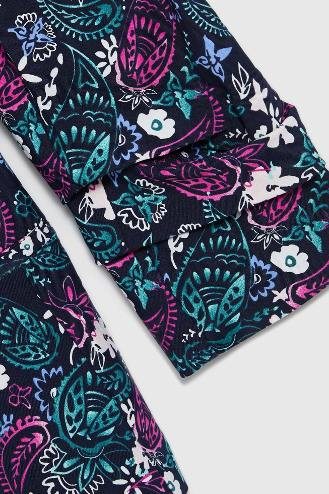 Marynarka z rękawami 3/4 granatowa