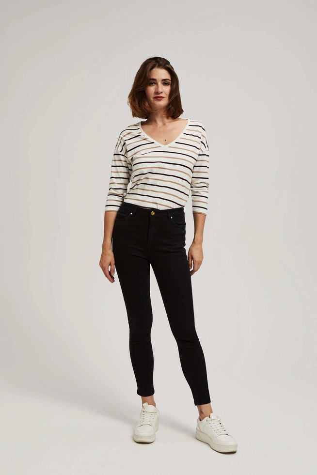 Jeansy skinny push up czarne