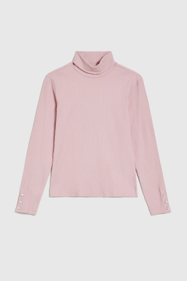 Bawełniany golf różowy 