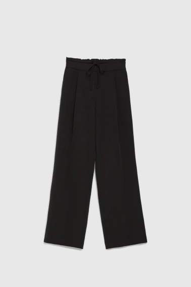 Spodnie z szerokimi nogawkami czarne