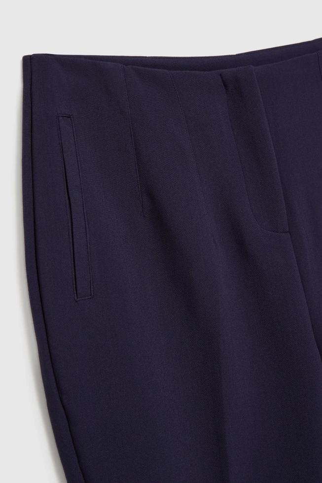 Spodnie cygaretki granatowe