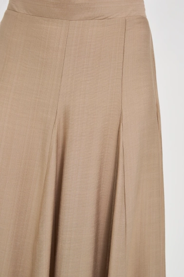 Spódnica midi beżowa