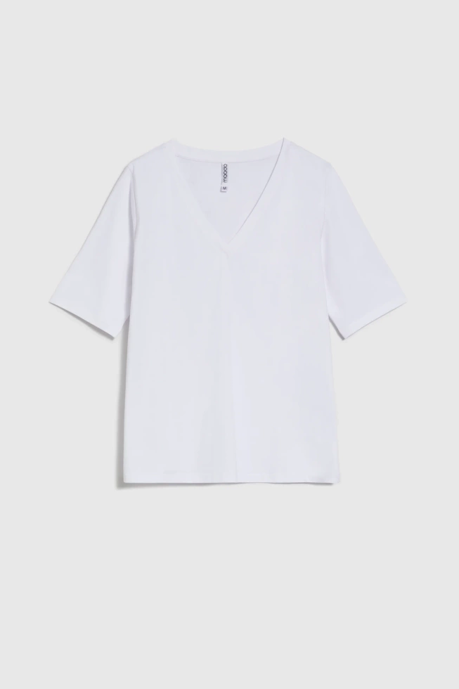 Bawełniana bluzka biała