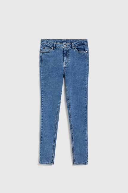 Jeansy skinny niebieskie