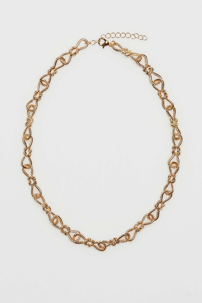 Naszyjnik typu łańcuch w kolorze złota