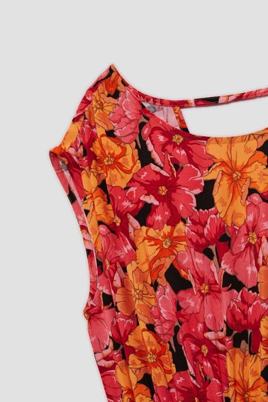 Sukienka maxi z kwiatowym printem