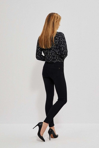 Bawełniane jeansy push up