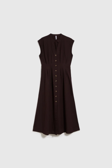 Taliowana sukienka midi