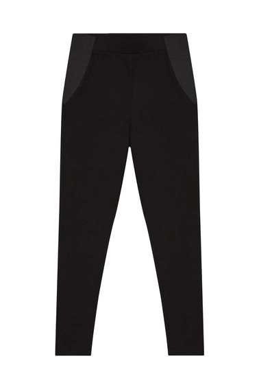 Legginsy z gumą w pasie czarne