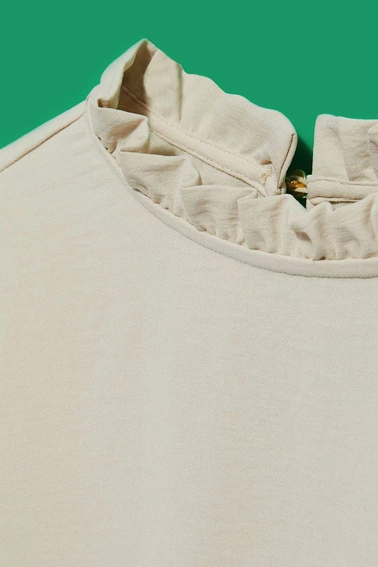 Gładka koszula piaskowa