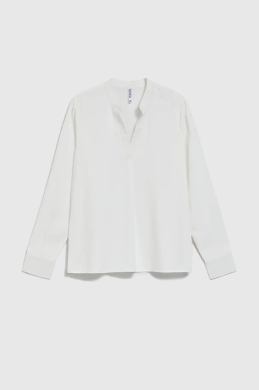 Gładka elegancka koszula biała 