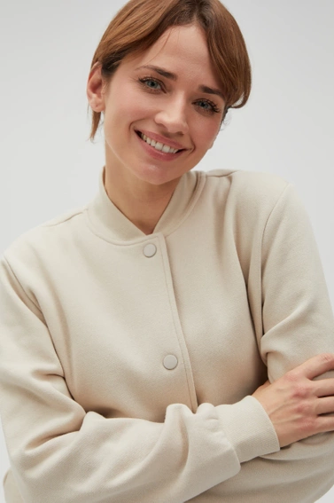 Bluza bomberka beżowa