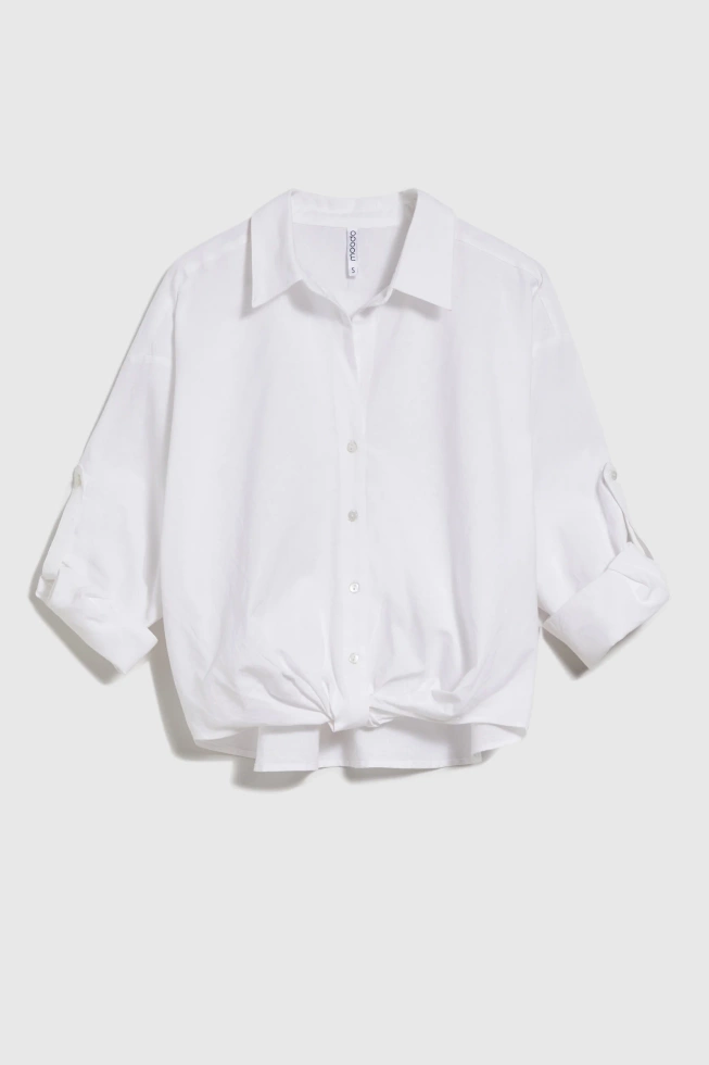 Bawełniana koszula biała