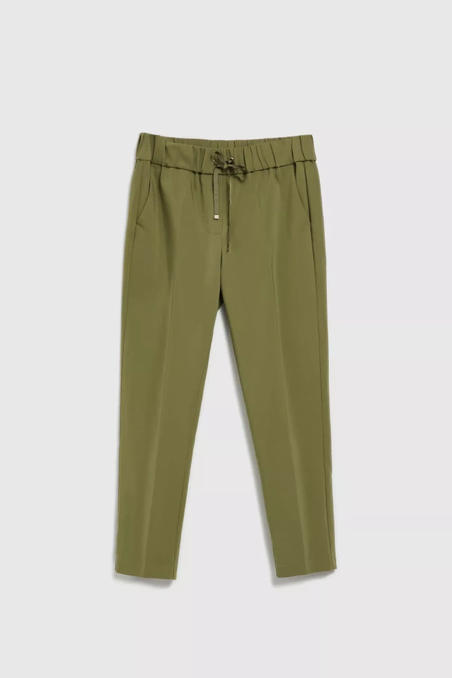 Spodnie z wiązaniem w talii
