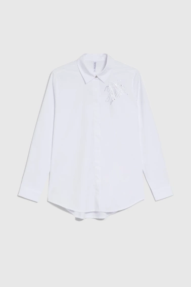 Koszula z kołnierzykiem biała