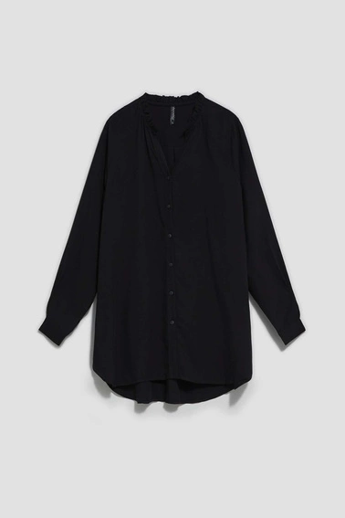 Gładka koszula zapinana na guziki 