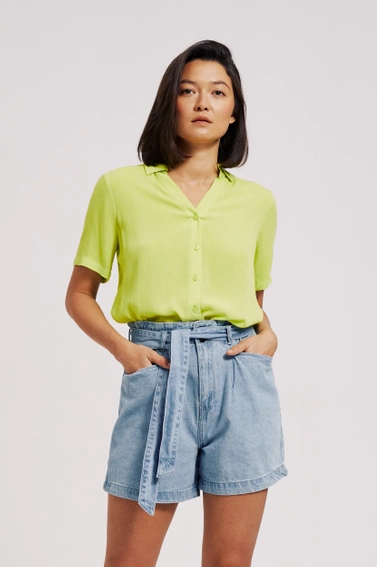 Jeansowe szorty błękitne