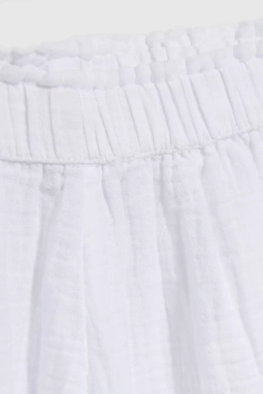 Bawełniane białe szorty