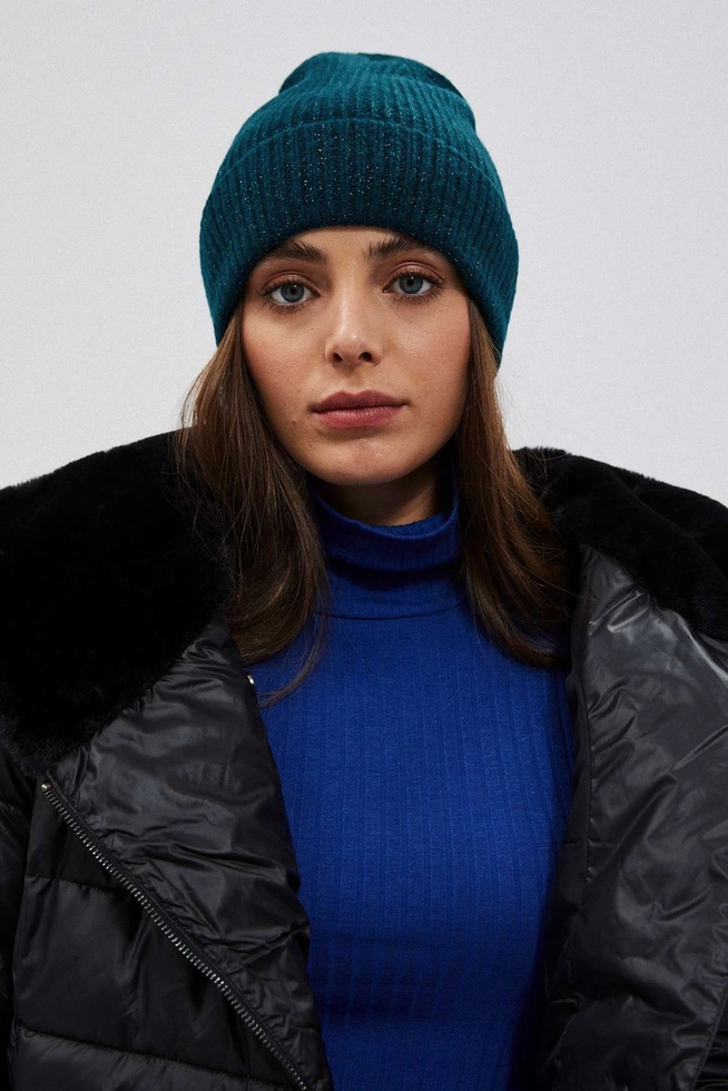 Krótka pikowana kurtka czarna