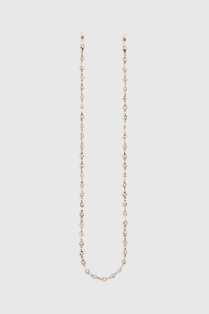 Łańcuszek do okularów w złotym kolorze