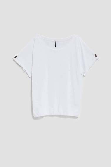 Bawełniana bluzka biała