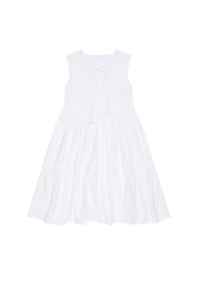 Letnia sukienka z frędzlami