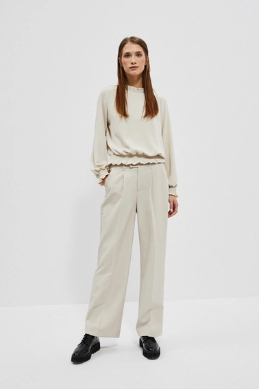 Gładka koszula piaskowa