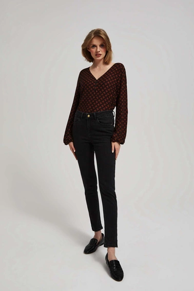 Bluzka z geometrycznym wzorem 