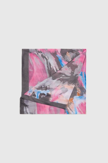 Letni szal damski szary